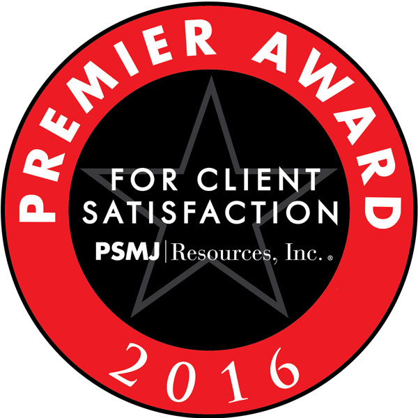 2016 Premier Award for Client Satisfaction