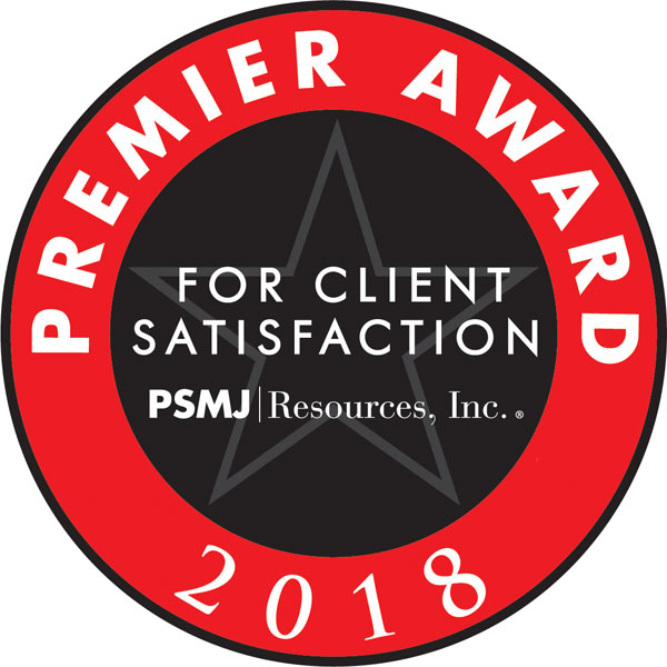 2018 Premier Award for Client Satisfaction